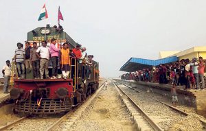 भारतमै अड्कियो नेपालको रेल