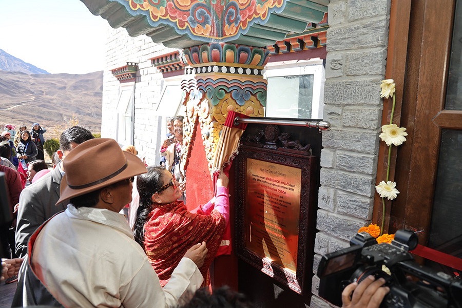 राष्ट्रपति विद्यादेवी भण्डारीद्धरा मुक्तिनाथमा ‘लो मुस्ताङ हिमालयन रिसोर्ट’  उद्घाटन